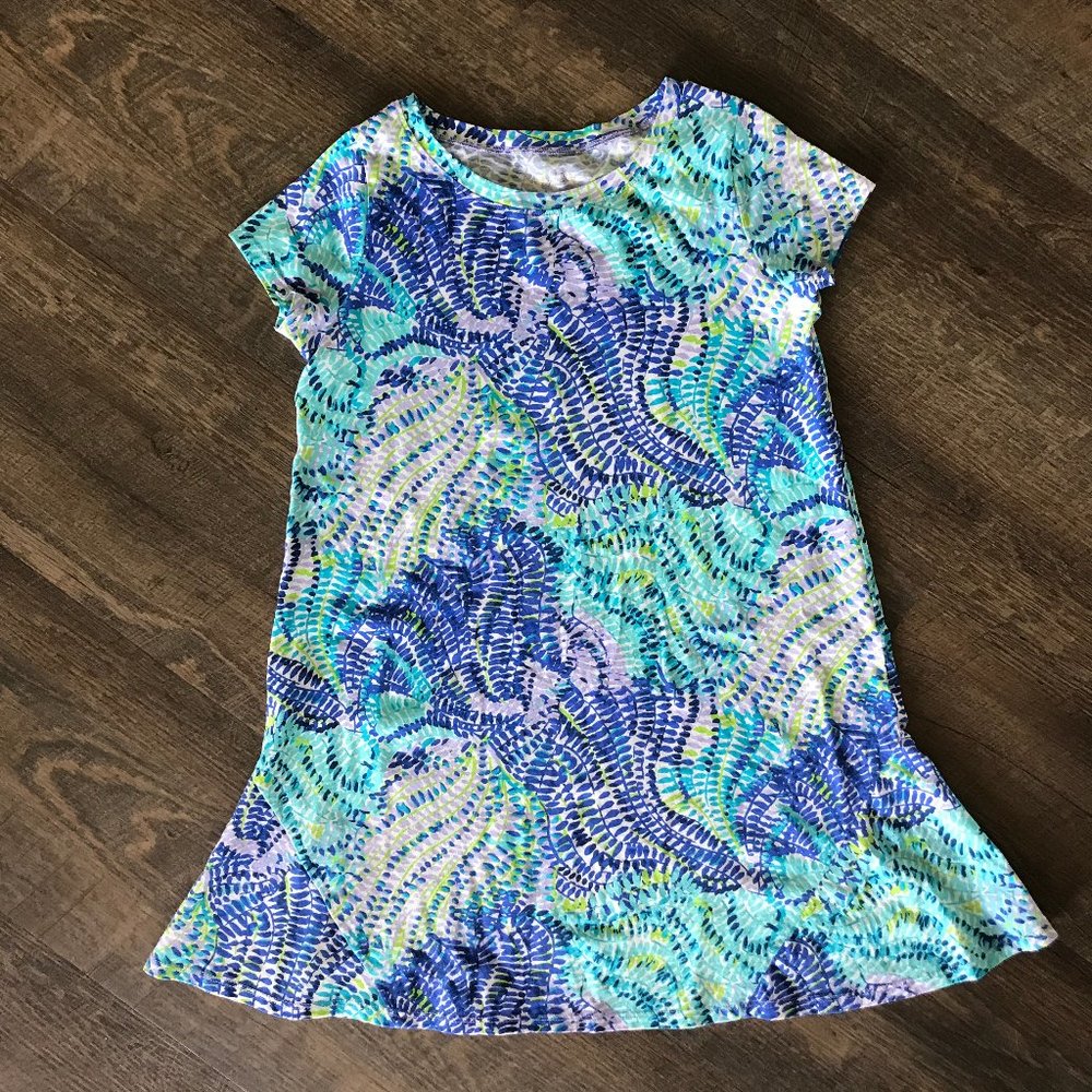 EUC Lilly Pulitzer Blue Girls dress twins